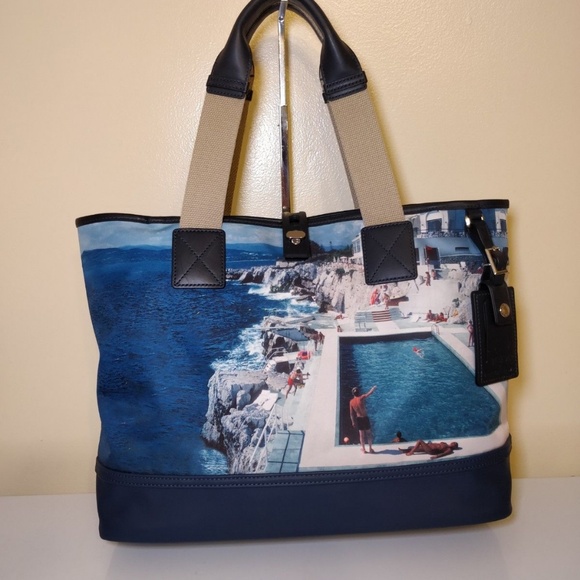 Sold-- TUMI ORLEBABROWN Tote LE Hotel Cap Eden Roc - Picture 2 of 8